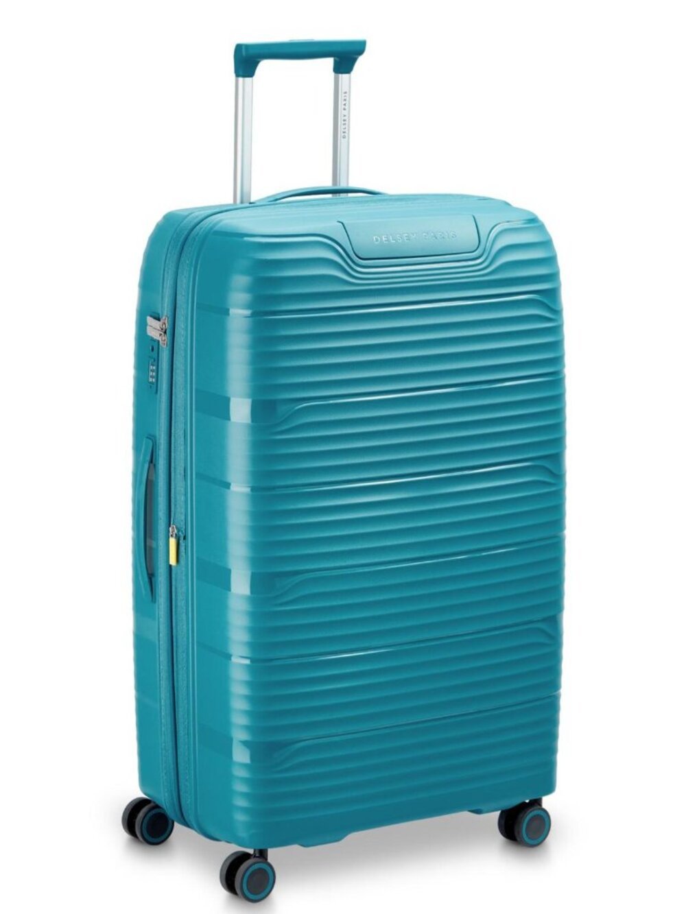Delsey Paris Dune Hardside Spinner Suitcase Luggage Teal Blue 31" Large Check In - Picture 8 of 12